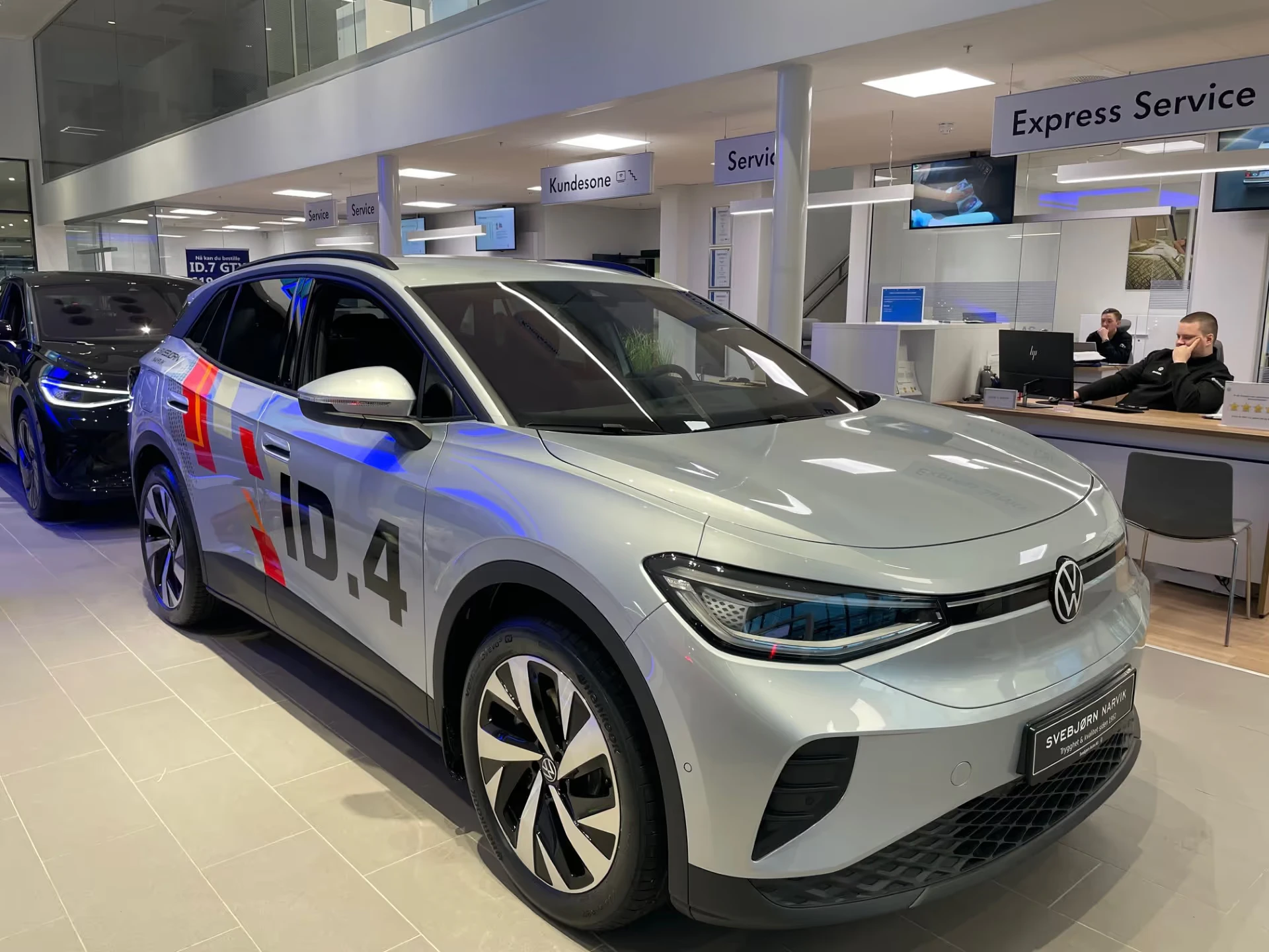 Volkswagen ID.3 og ID.4 foliert av Rimo Reklame for Svebjørn Auto